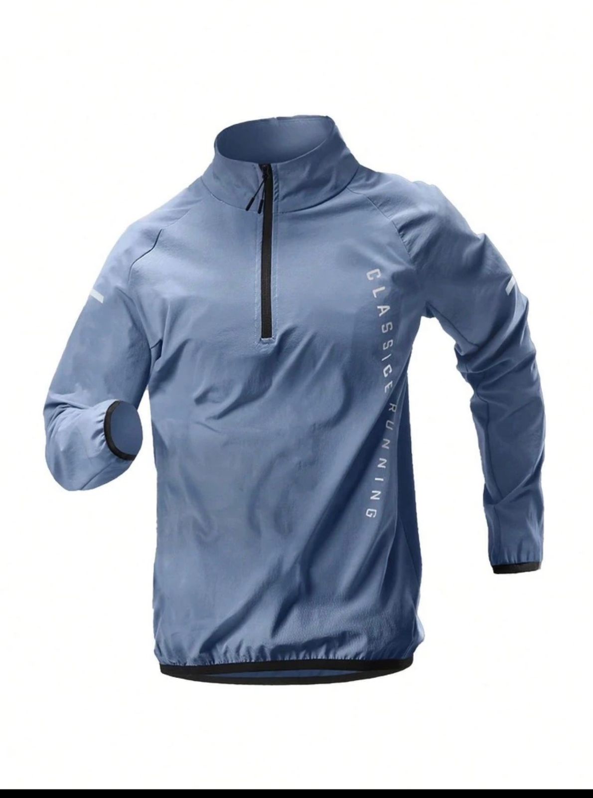 Men's Half-Zip Long Sleeve Training Top — Quick-Dry, Breathable & Moisture-Wicking