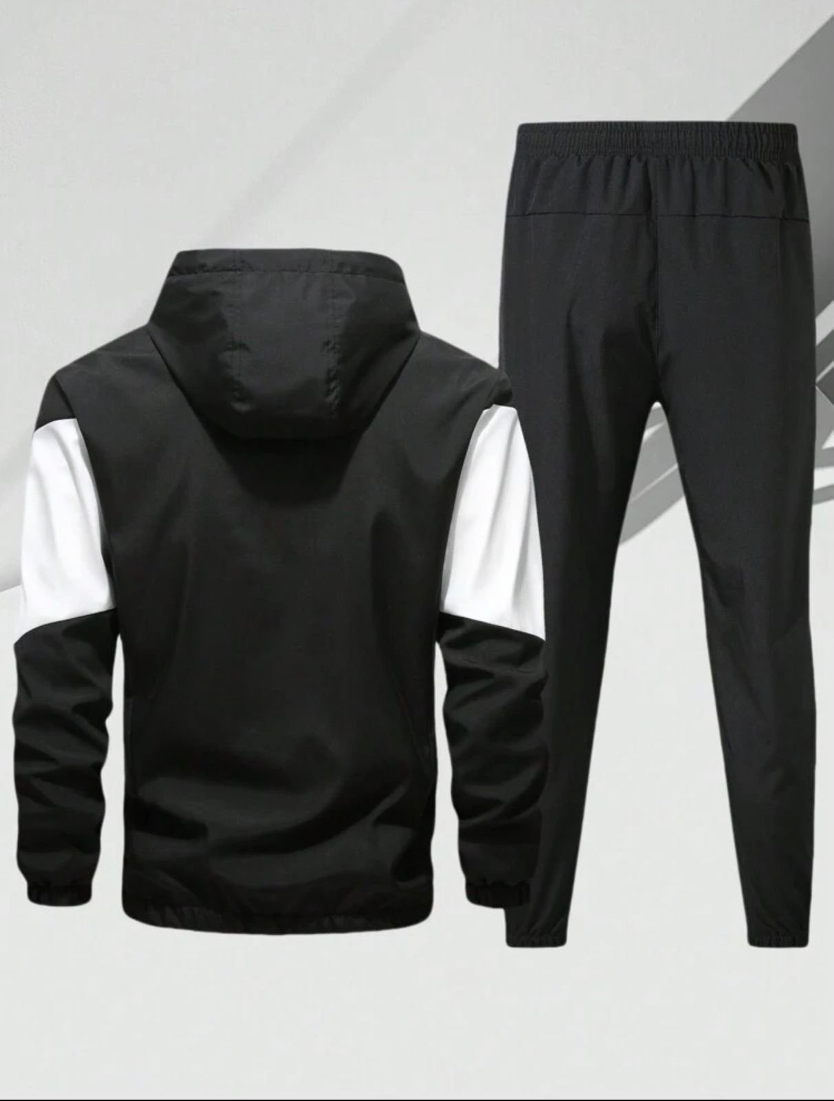 Men's Sporty Jacket & Pants Set — Youth Fashion Tracksuit, Spring/Autumn