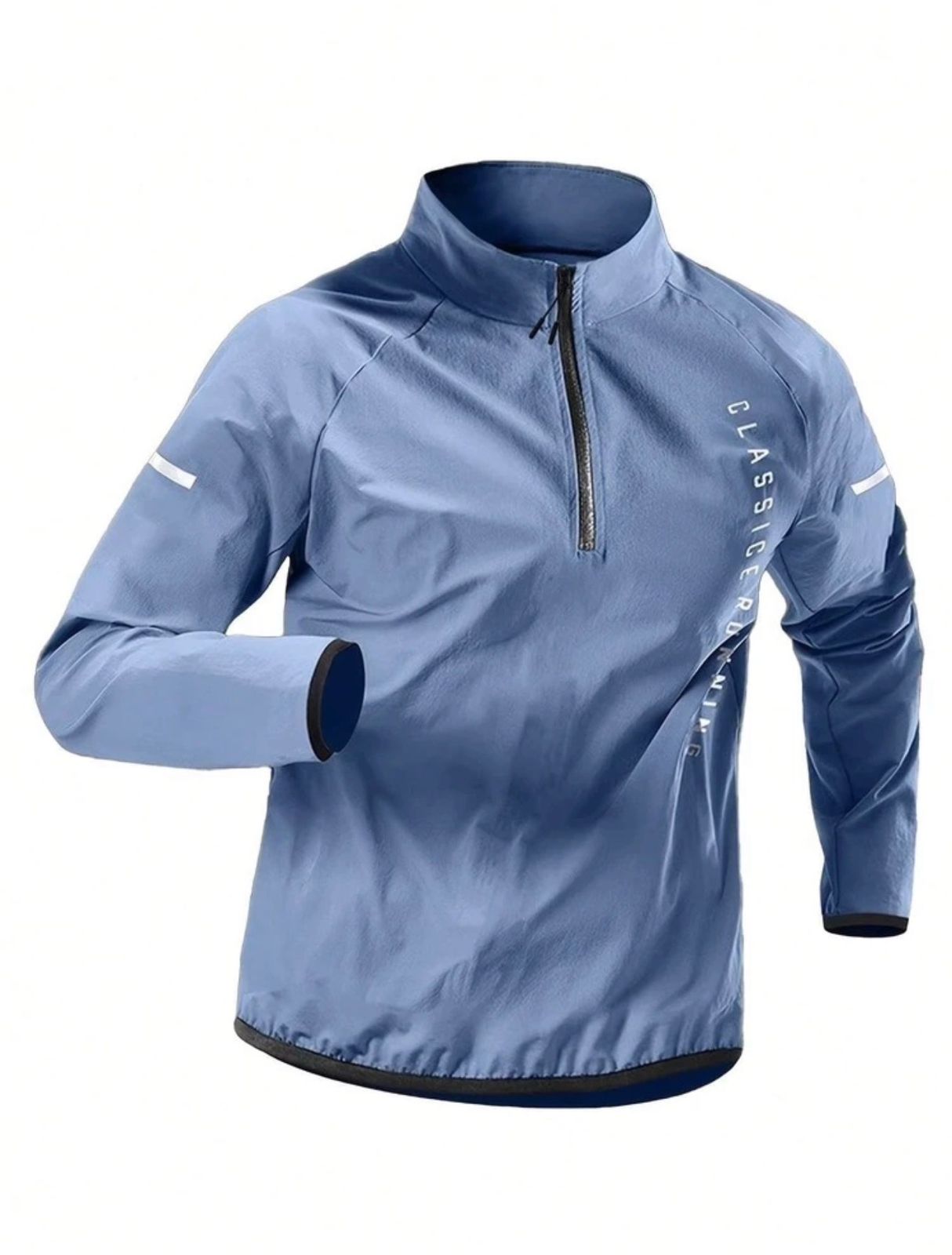Men's Half-Zip Long Sleeve Training Top — Quick-Dry, Breathable & Moisture-Wicking
