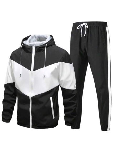 Men's Sporty Jacket & Pants Set — Youth Fashion Tracksuit, Spring/Autumn