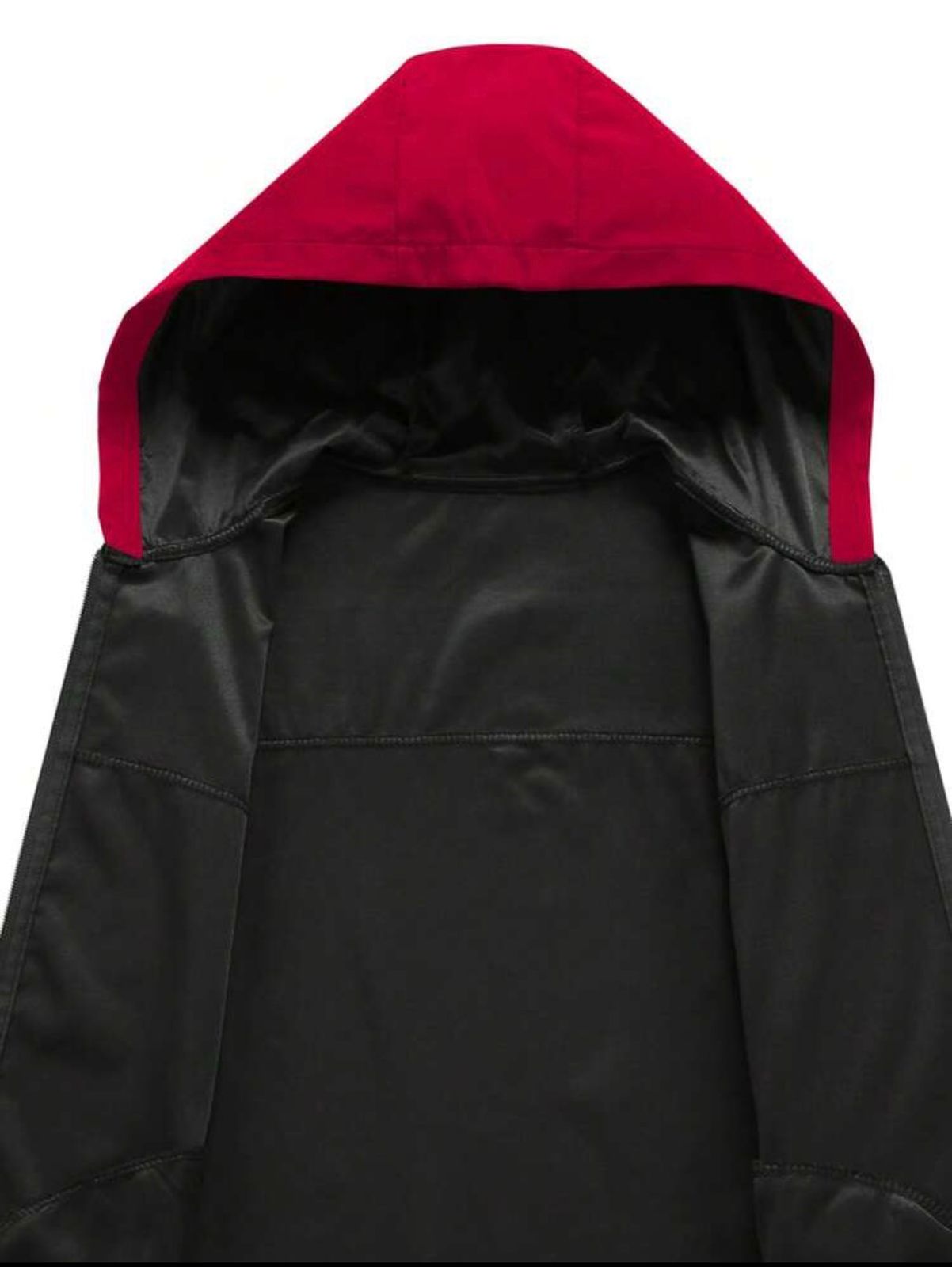Men's Hooded Tech Jacket — Lightweight Outdoor Sports Windbreaker