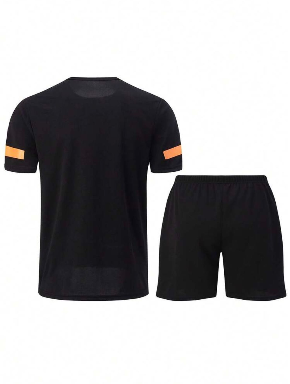Men's Casual Round Neck Tee & Shorts Set — Lightweight Summer 2-Piece