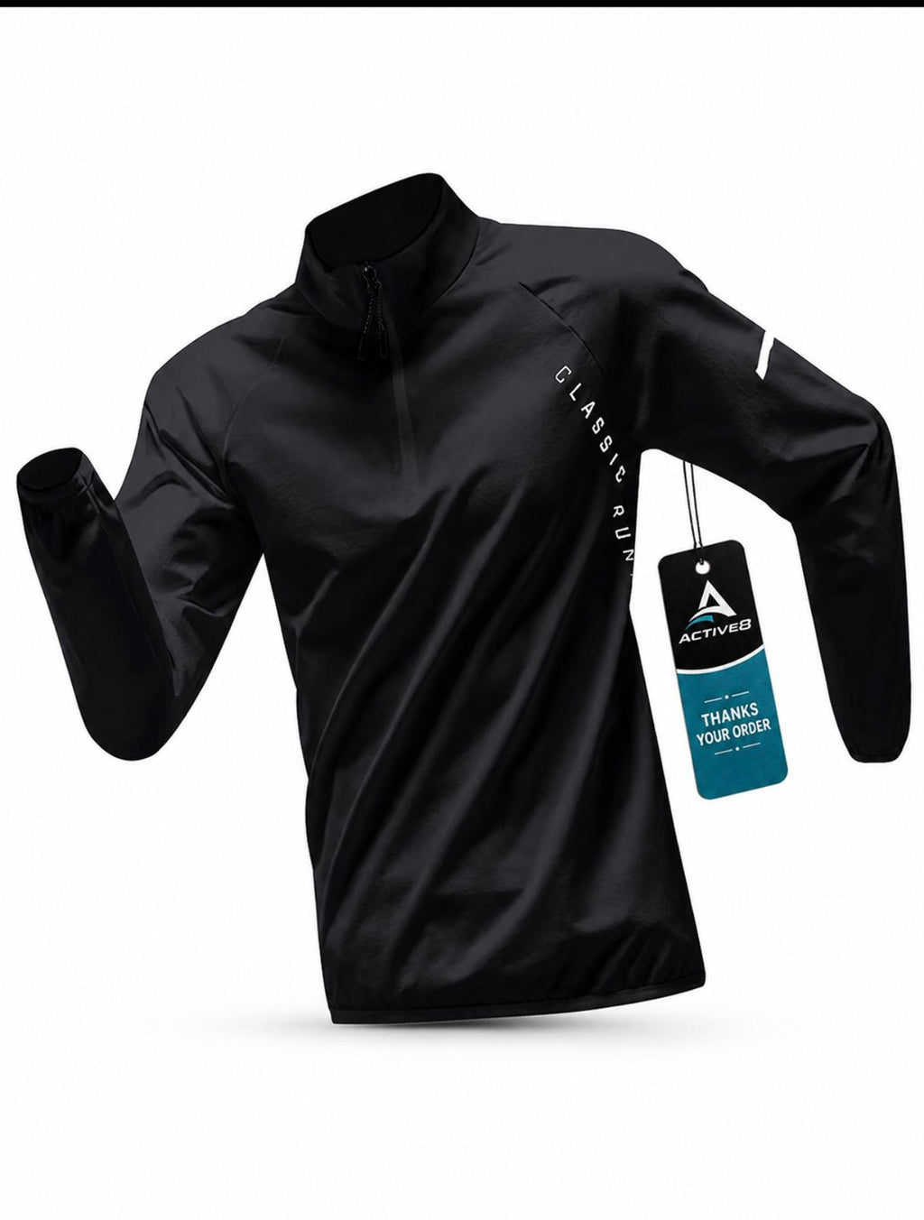 Men's Half-Zip Training Top — Quick-Dry, Breathable & Moisture-Wicking