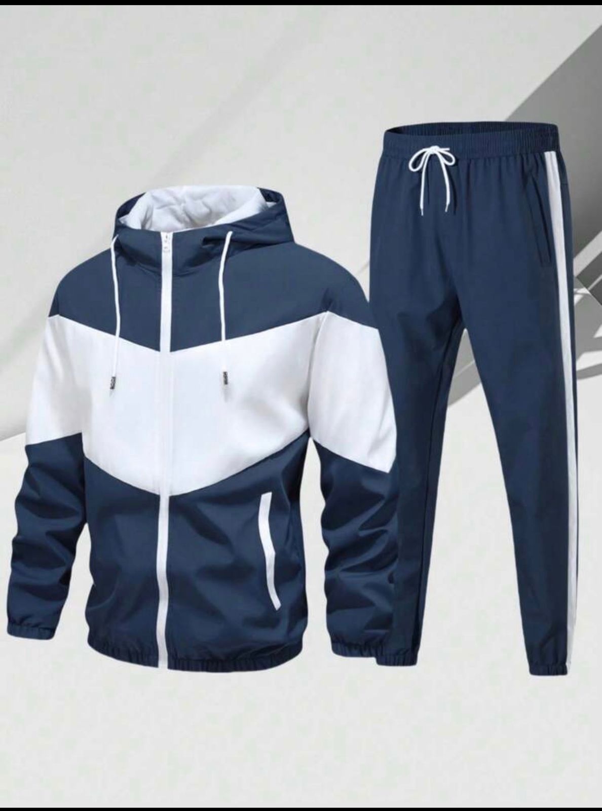 Men's Casual Sports Jacket & Pants Set — Autumn/Spring Fashion Tracksuit